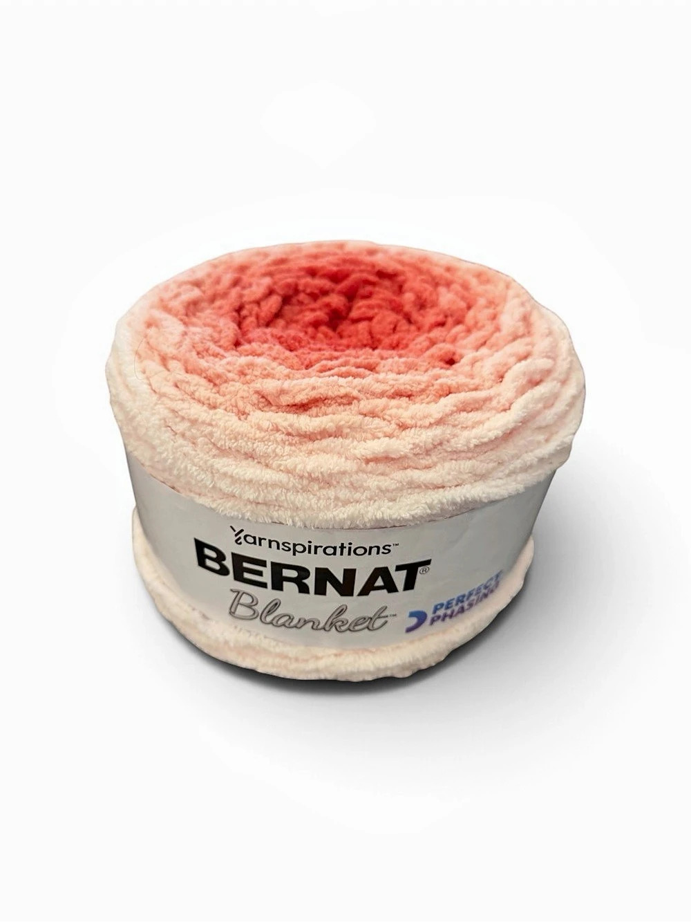 Yarnspirations BERNAT Blanket Yarn Super Bulky 6 CRIMSON 10.5 Pink To Red